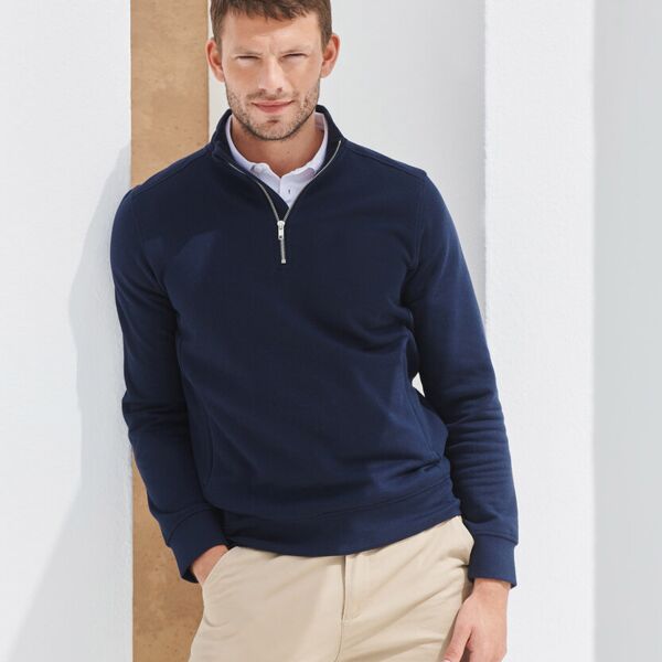 Unisex sustainable ¼-zip sweatshirt Thumbnail