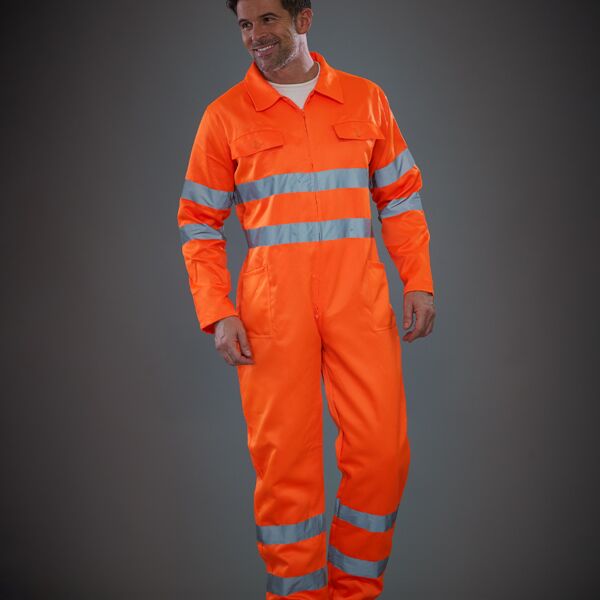 Yoko Hi-Vis Poly/Cotton Coverall Thumbnail