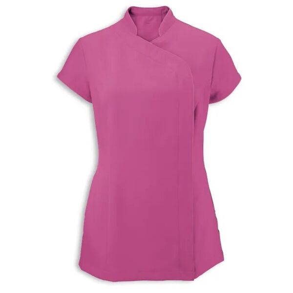 Zipped Wrap Tunic - Hot Pink Thumbnail