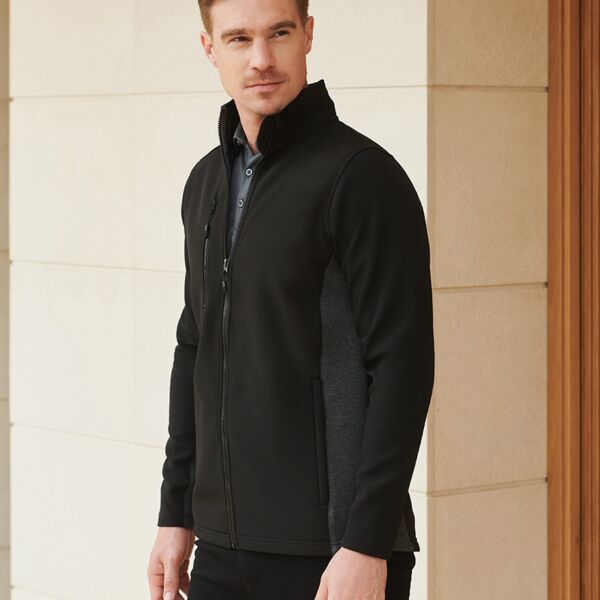 Henbury Unisex Contrast Soft Shell Jacket Thumbnail