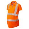 LOVACOTT Coolviz Ultra Women's Maternity Polo Shirt Thumbnail